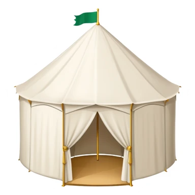 white tent like arafah the ones in saudi sticker