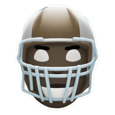 Ice cold football sticker