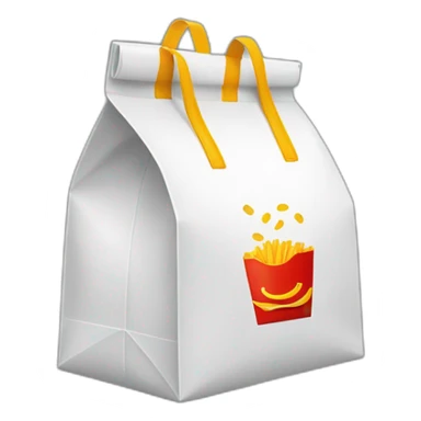 Mc donalds bag sticker