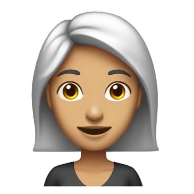 Mujer banca enseñando dedo pulgar sticker