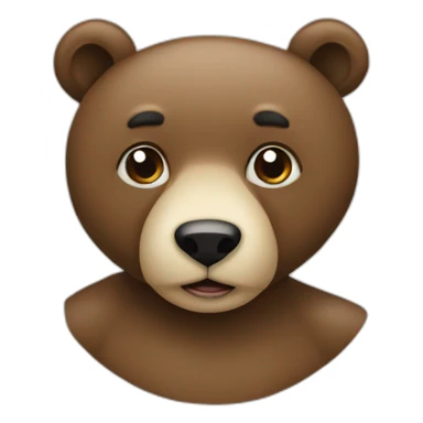 Bär-zugedeckt sticker