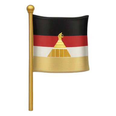 Egypt Empire Flag sticker