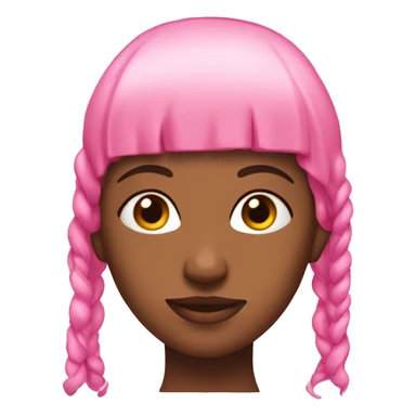 Inncocent Girl with pink how on her Head  sticker