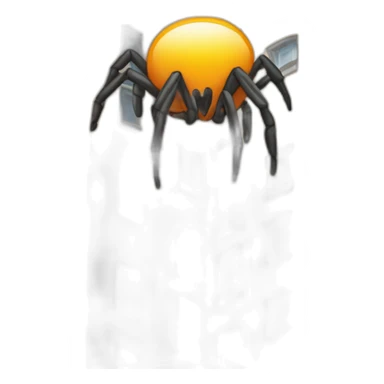 Une araignée sur un immeuble sticker