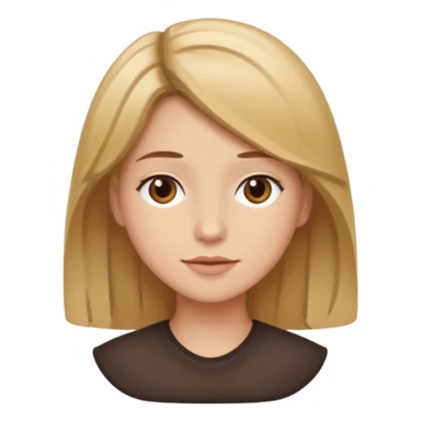 from K-pop demon hunters brown blonde hair sticker