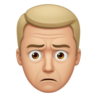 Overwhelmed man sticker