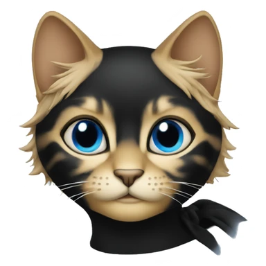 Chat Noir aux yeux bleus  sticker