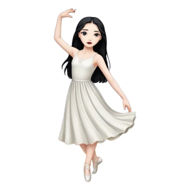 Dancer dead on stage full body  sticker