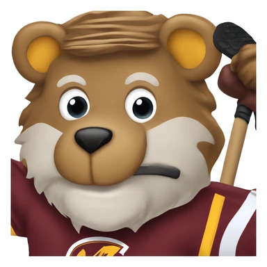University of Minnesota golden gopher hockey  sticker