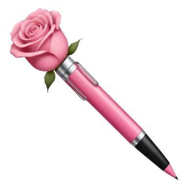 crée moi une liste avec un stylo en rose claire dégradé rose foncé sticker