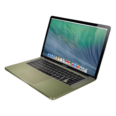 MacBook Pro Olive color sticker