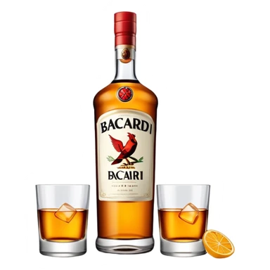 bacardi sticker