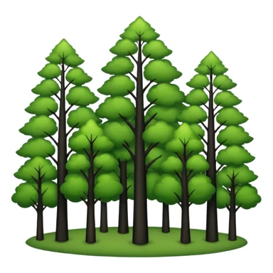 In our hometown, there’s plenty of trees sticker