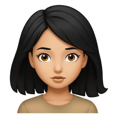 Sassy hair flip  sticker