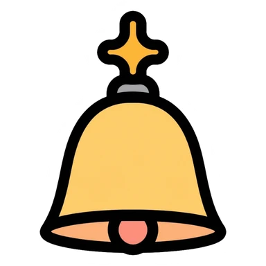 a bell sticker