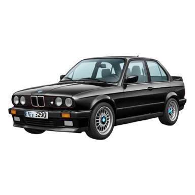 BMW E30 best view sticker