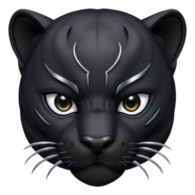 Black panter sticker