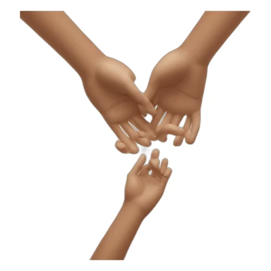 Coeur avec mes mains sticker