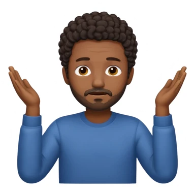 Emoji of a frustrated man with short dark curly hair and a short beard, eyes tightly closed and eyebrows furrowed.
Both hands raised near his head in frustration, clean rounded emoji style, soft gradients, plain background. sticker
