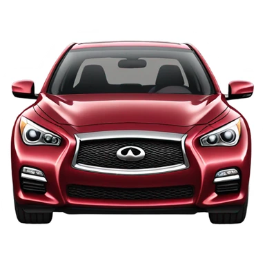 Red infiniti Q50 sticker