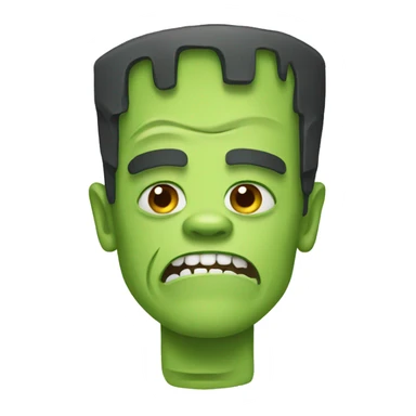 frankenstein monster sticker