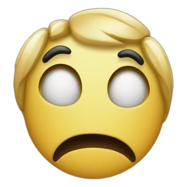 Sarcastic smiley face sticker