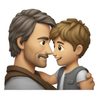 Norman avec des enfant sticker