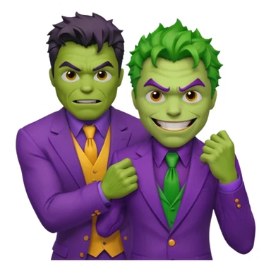 hulk  coringa sticker