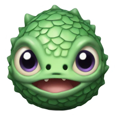 Baby dragon egg with eyes  sticker