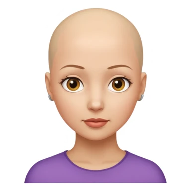 So she supposed to be bald and I kind of want her facing her side I still don’t kind of her body to show sticker