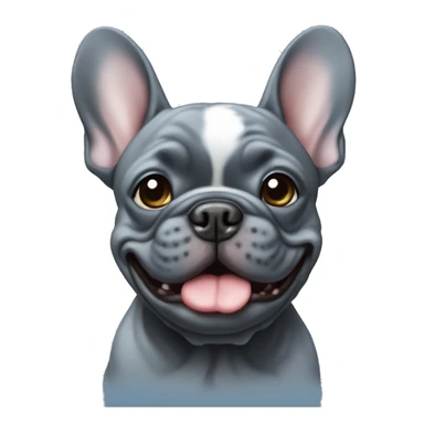 Blue brindle frenchie sticker