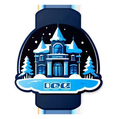 Eiswelt Hotel sticker