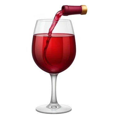 red wine sticker