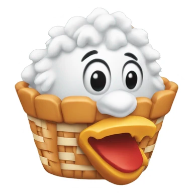 Dairy Queen chicken basket sticker