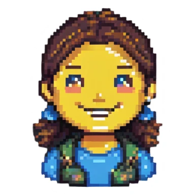 smiling personalized cartoon avatar sticker