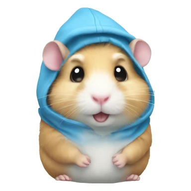 skyblue hamster sticker