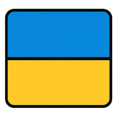 Flag of Ukraine sticker