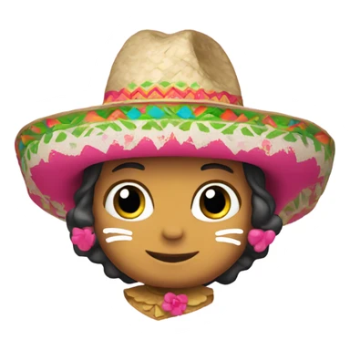 mexican hello kitty  sticker