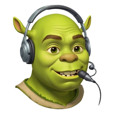 shrek who eat but make him mlg sticker