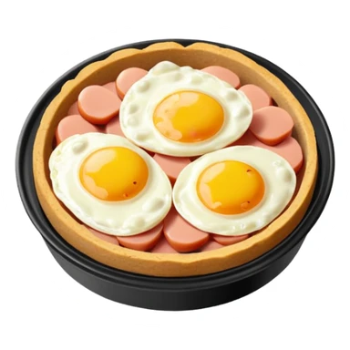 SPAM AND EGGS in paris sticker
