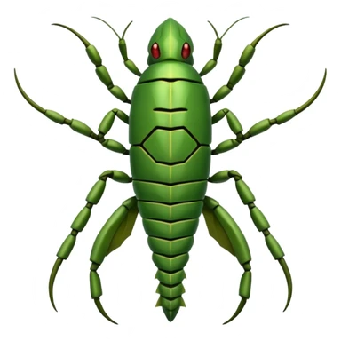 Kakuna-Metapod-Scolipede-fusion sticker