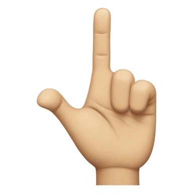 disappointed face with a hand sticker