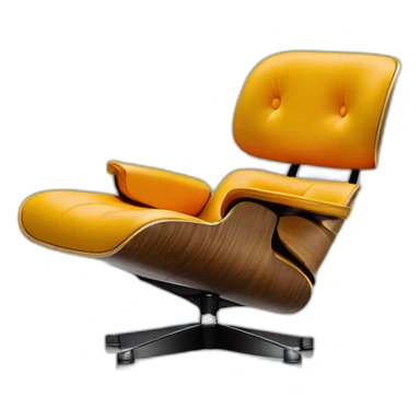 vitra eames lounge chair sticker