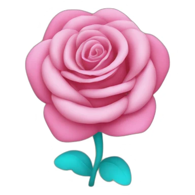 Bandera de 3 colores: rosa, dorado y turquesa sticker