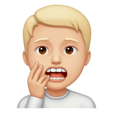 I have teethache sticker