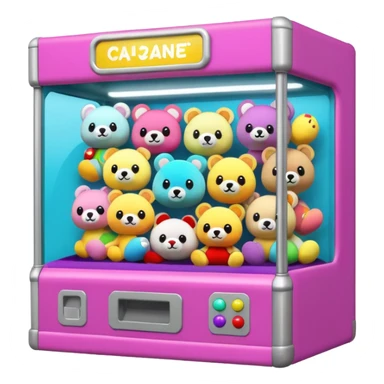 claw machine sticker