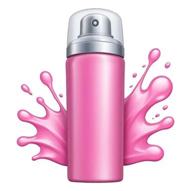 pink spray deodorant sticker
