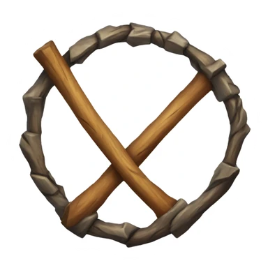 Rune of kindling sticker