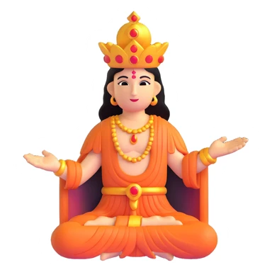 deceased deity with divine light fading sticker