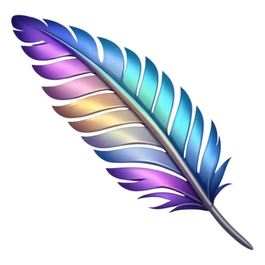 the neatly arranged feathers of a dovetail sticker